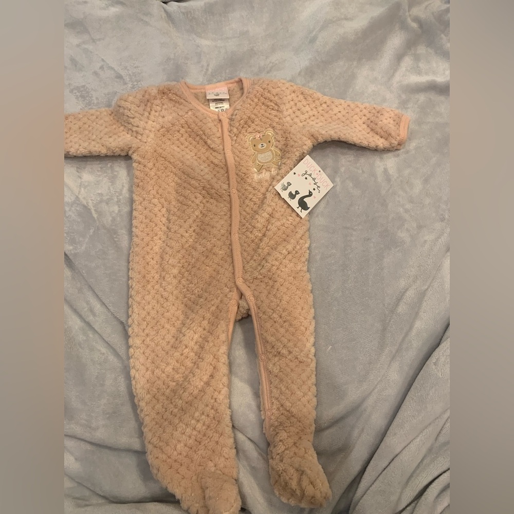 Cozy Rose Pink Baby One Piece